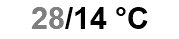 28/14 °C