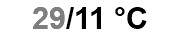 29/11 °C