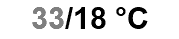 33/18 °C