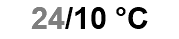 24/10 °C