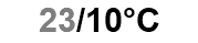 23/10°C