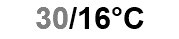 30/16°C
