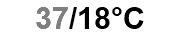37/18°C