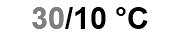 30/10 °C