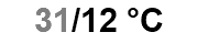 31/12 °C